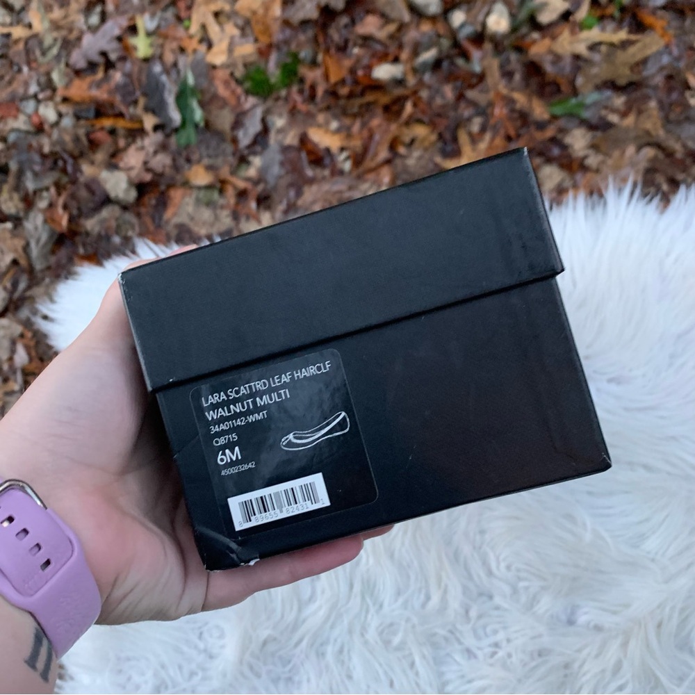 Coach Lara Ballet Flats Walnut Multi Slip-On Shoes Size 6 - Picture 3 of 3